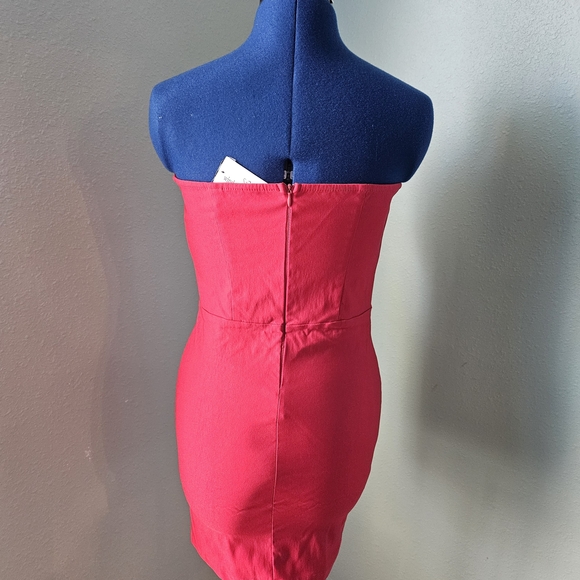 Windsor Red Strapless Large Mini Dress - Picture 3 of 6